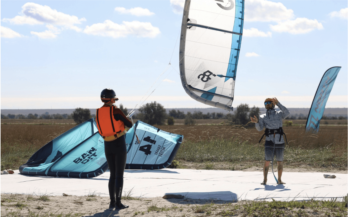 Cours de kite avec un professionnel
